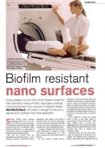 Cleanroom Technology 06/2009: Nanosuperfici resistenti al biofilm
