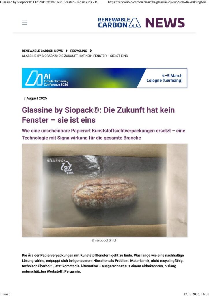Renewable Carbon News: come un tipo di carta poco appariscente sostituisce gli imballaggi con finestra in plastica