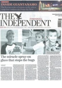 The Independent 08/2010: Mikropları durduran mucizevi püskürtme cam