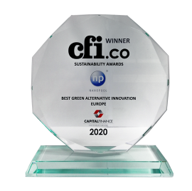 CFi Award Best Green Alternative Innovation 2020
